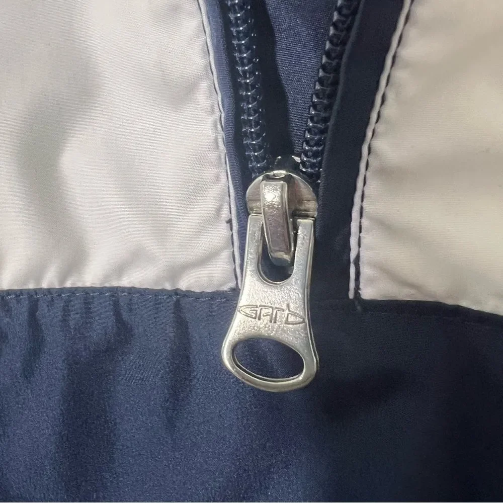 Bel Air Country Club Boys Size 9-10 Year Old Blue Quarter Zip Windbreaker Jacket